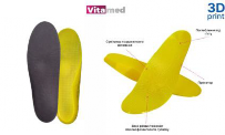 Індивідуальні ортопедичні устілки Академмістечко 1 Vitamed 3D Print